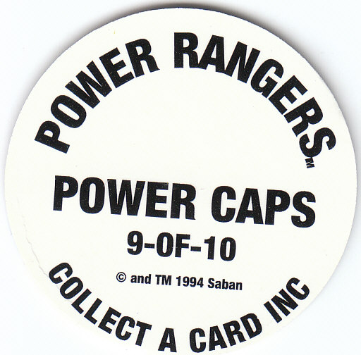 Power Rangers Series One (1994 Collect-A-Card) "Power Caps" Insert Pogs - Picture 19 of 21