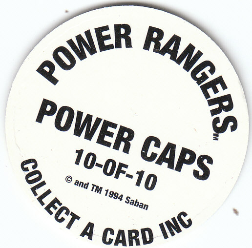 Power Rangers Series One (1994 Collect-A-Card) "Power Caps" Insert Pogs - Picture 21 of 21