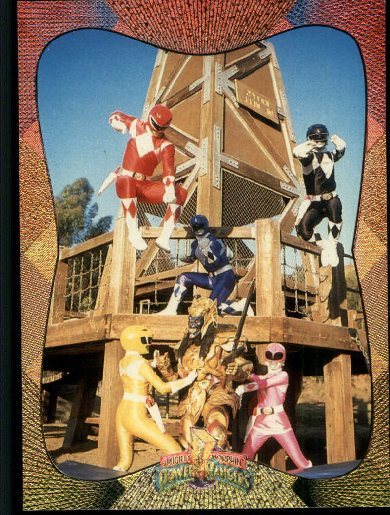 Power Rangers Series Two (1994 Collect-A-Card) "Foil" Parallel Cards - Picture 60 of 139