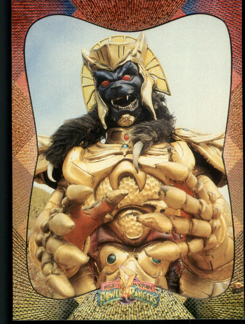 Power Rangers Series Two (1994 Collect-A-Card) "Foil" Parallel Cards - Picture 82 of 139