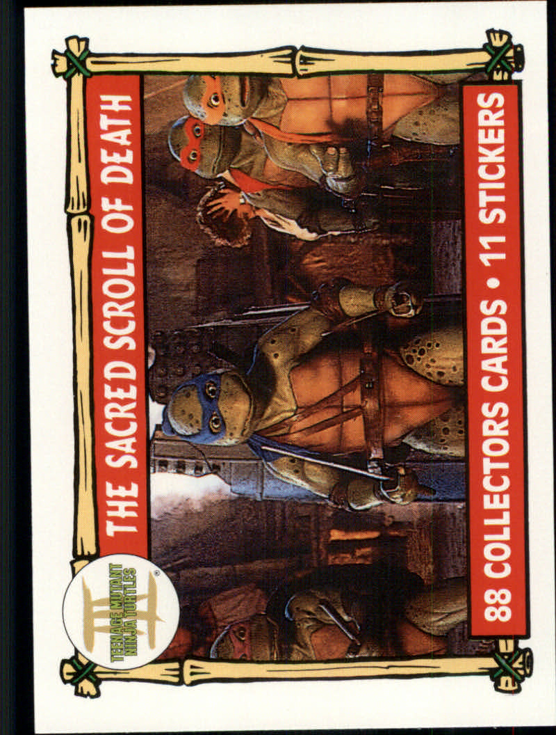 Teenage Mutant Ninja Turtles III (1992 Topps) "Main Set" Base Cards #1 to #88