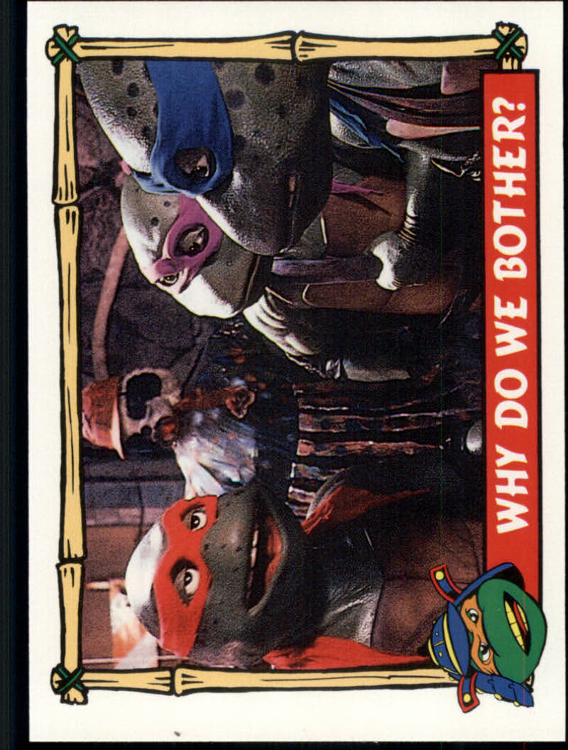 Teenage Mutant Ninja Turtles III (1992 Topps) "Main Set" Base Cards #1 to #88