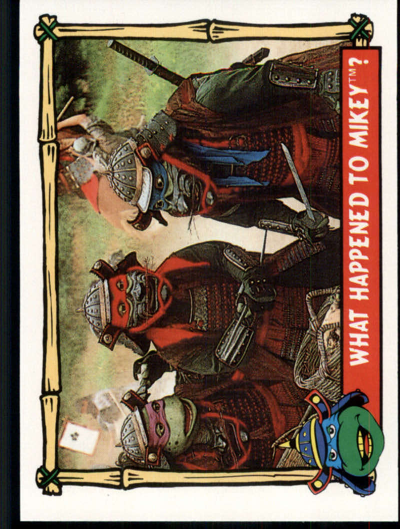 Teenage Mutant Ninja Turtles III (1992 Topps) "Main Set" Base Cards #1 to #88