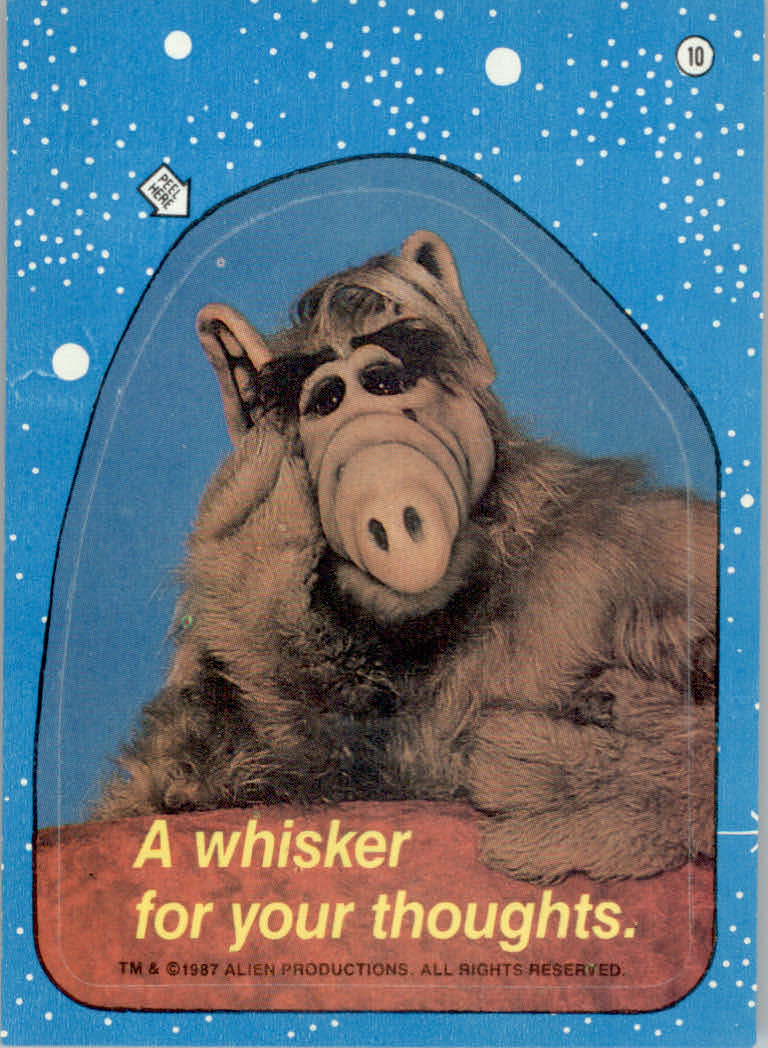 Tarjetas insertadas "pegatinas" ALF (1987-88 Topps) - Imagen 8 de 41