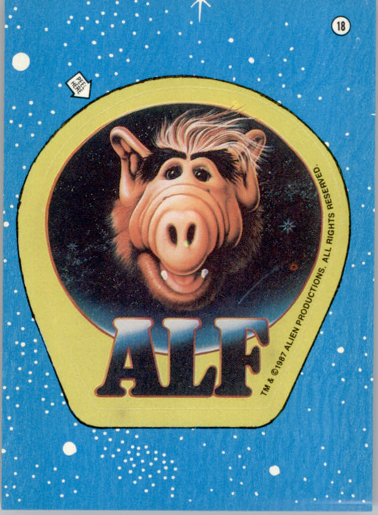 Tarjetas insertadas "pegatinas" ALF (1987-88 Topps) - Imagen 18 de 41