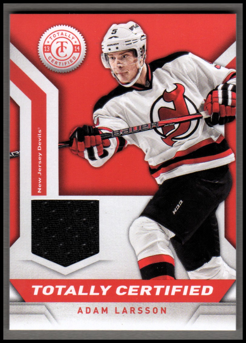 2013-14 Totally Certified Jerseys Red #TCALA Adam Larsson