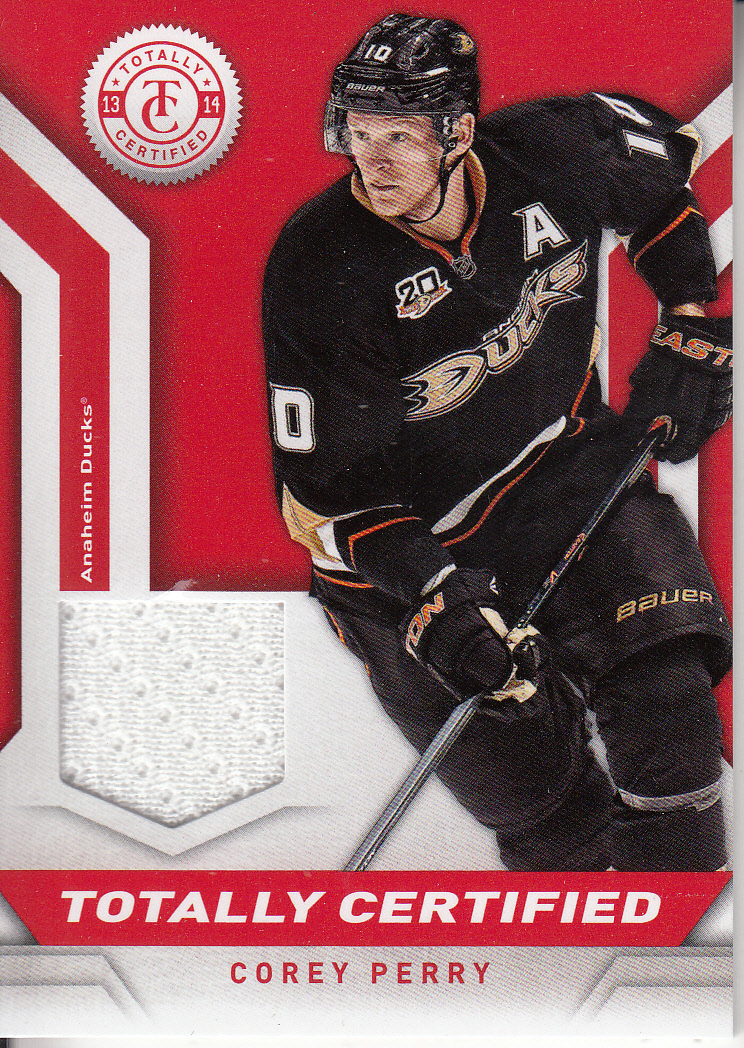 2013-14 Totally Certified Jerseys Red #TCCPE Corey Perry