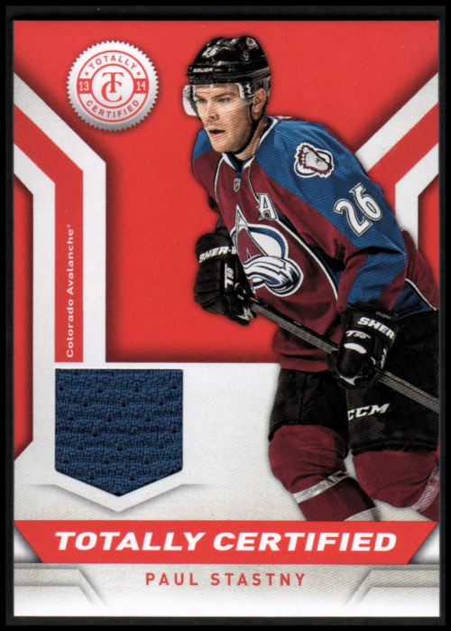 2013-14 Totally Certified Jerseys Red #TCPAS Paul Stastny