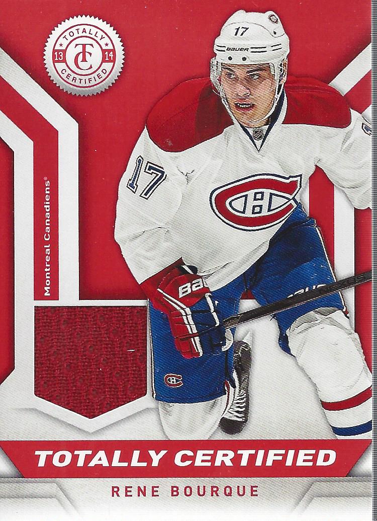 2013-14 Totally Certified Jerseys Red #TCREB Rene Bourque
