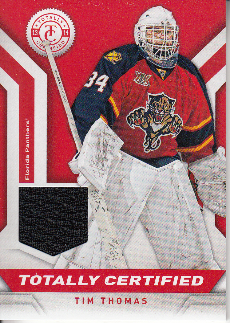2013-14 Totally Certified Jerseys Red #TCTTH Tim Thomas
