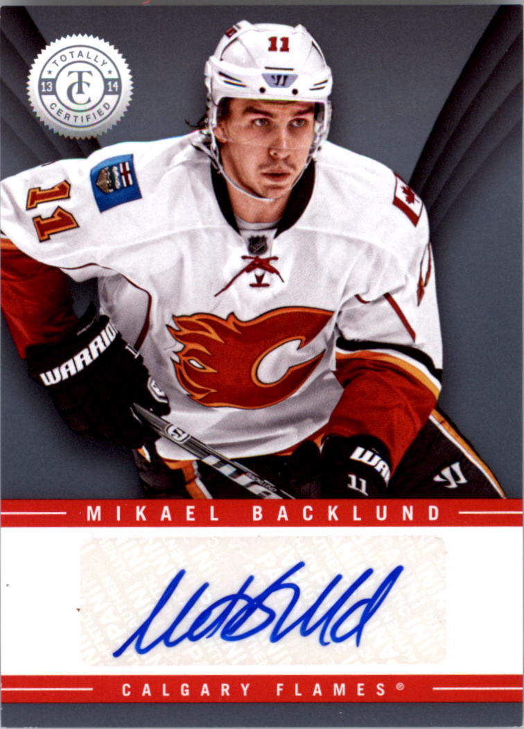 2013-14 Totally Certified Signatures #TSMBA Mikael Backlund