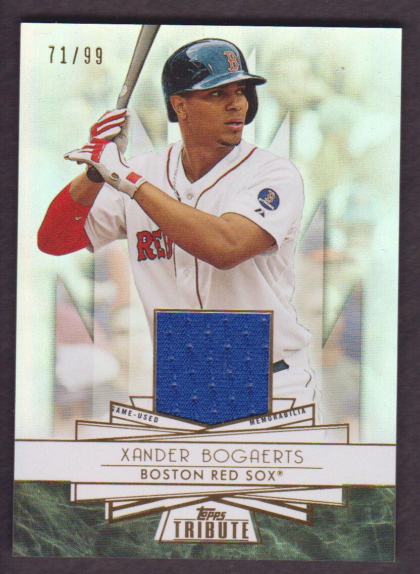2014 Topps Tribute Forever Young Relics #FYRXB Xander Bogaerts