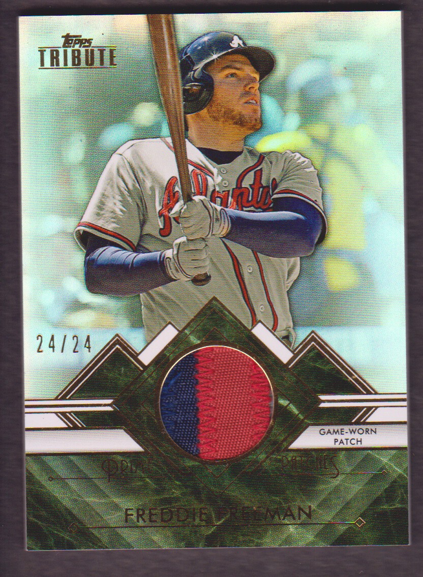 2014 Topps Tribute Prime Patches #PPFF Freddie Freeman