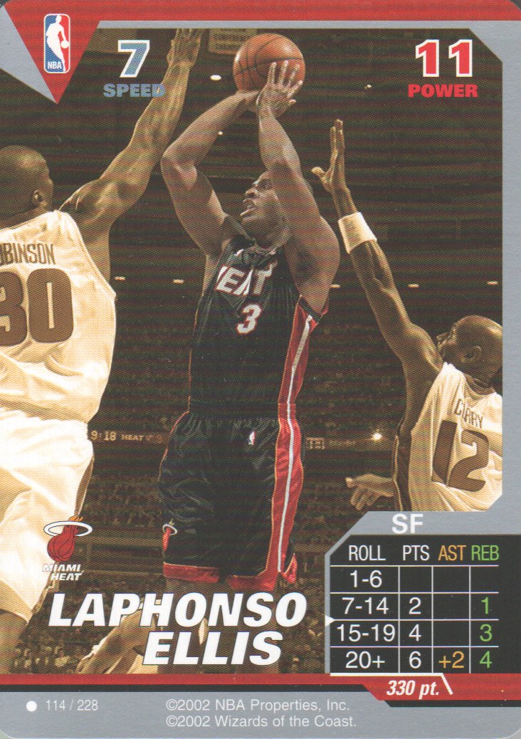 2002-03 NBA Showdown #114 Laphonso Ellis