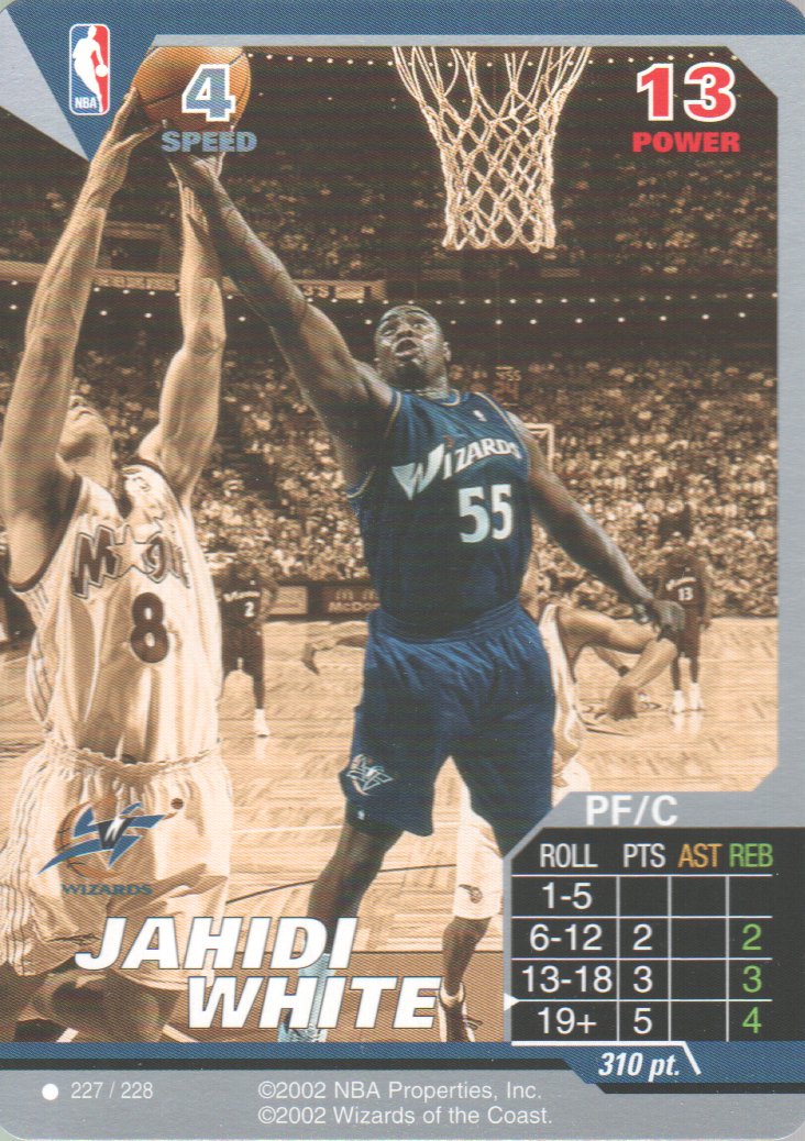 2002-03 NBA Showdown #227 Jahidi White