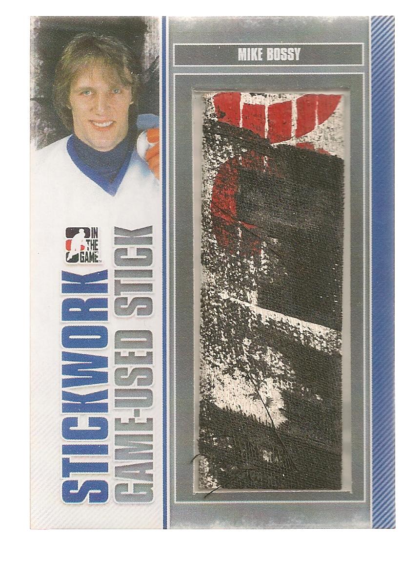 2013-14 ITG Stickwork Game Used Sticks Silver #GUS64 Mike Bossy