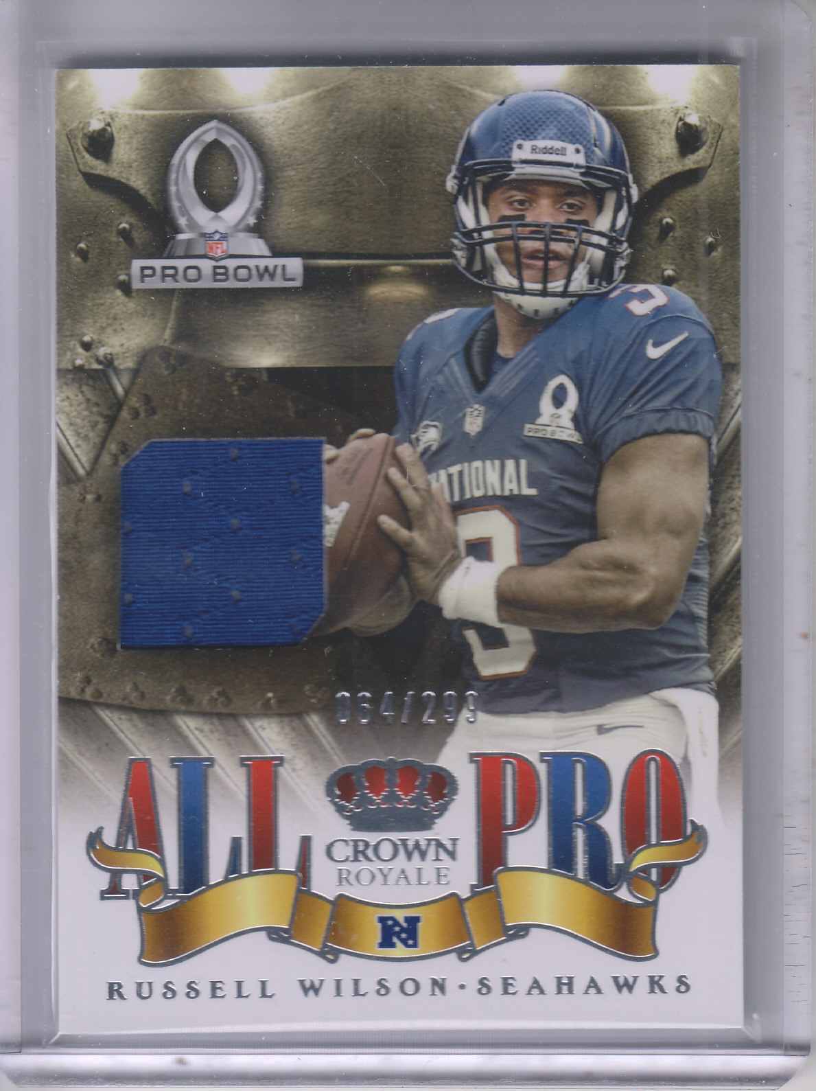 2013 Crown Royale All Pros Materials #19 Russell Wilson/299