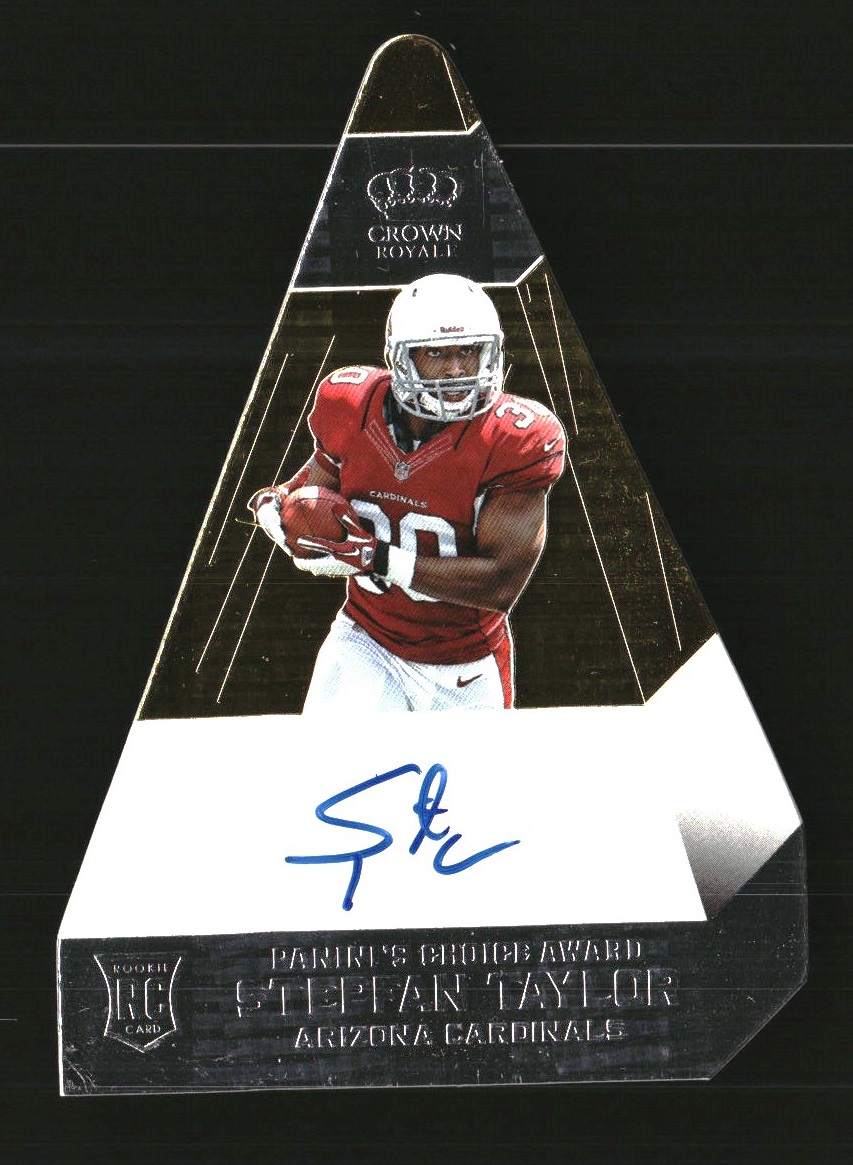 2013 Crown Royale Panini's Choice Autographs Gold #234 Stepfan Taylor