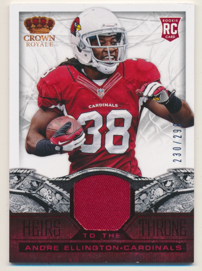 2013 Crown Royale Heirs to the Throne Materials Retail #2 Andre Ellington/299