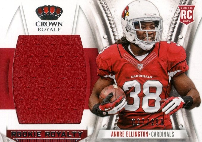 2013 Crown Royale Rookie Royalty Materials #2 Andre Ellington/299