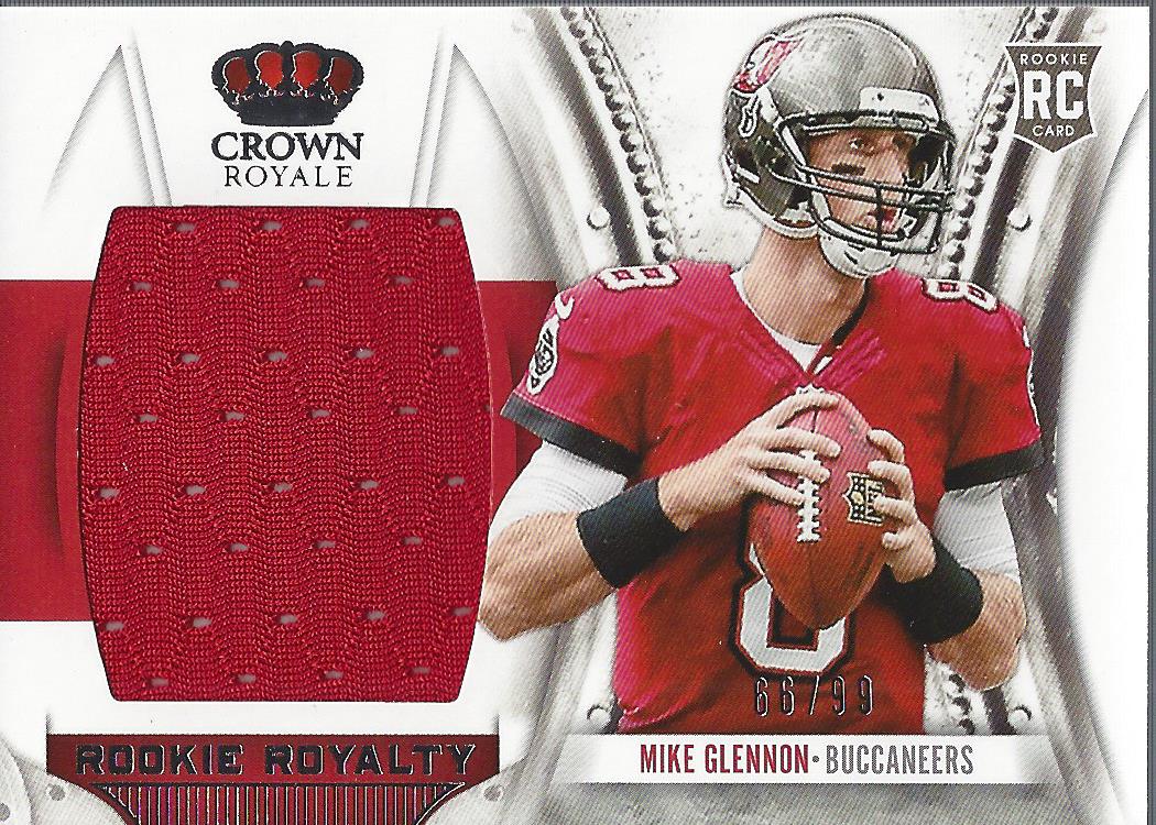 2013 Crown Royale Rookie Royalty Materials #28 Mike Glennon/99