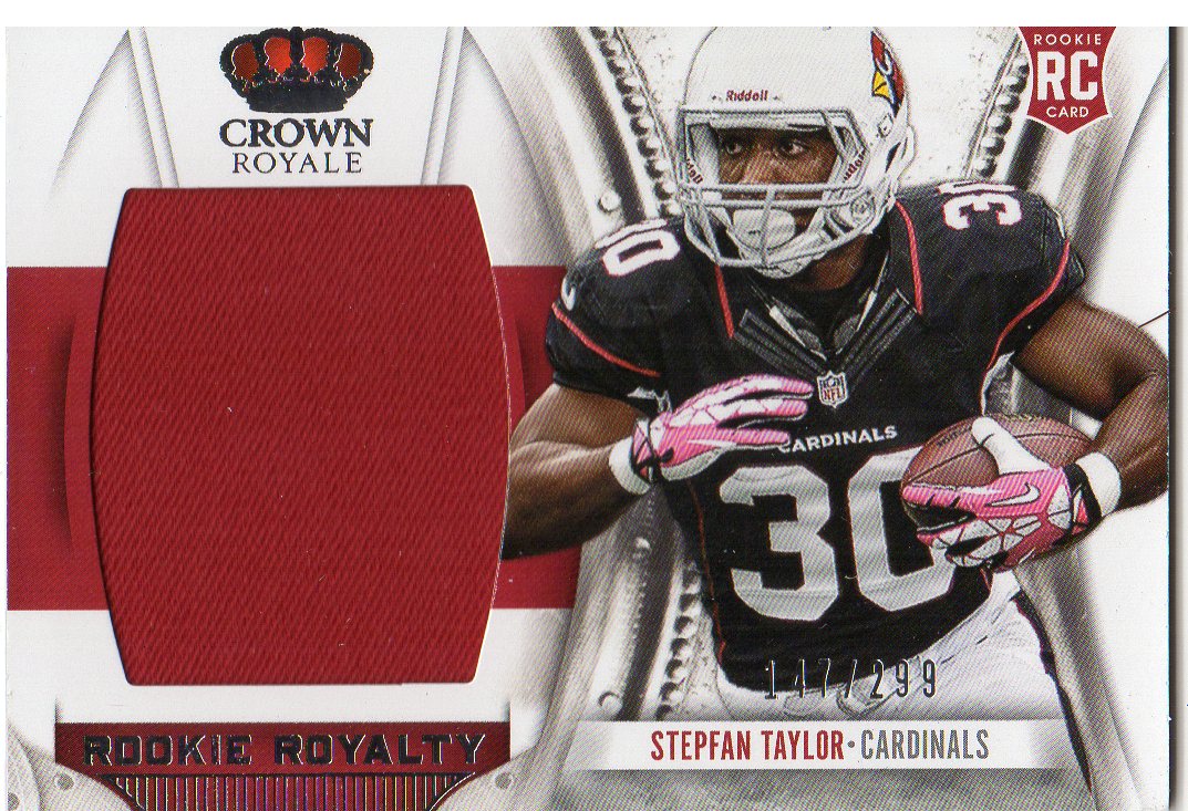 2013 Crown Royale Rookie Royalty Materials #34 Stepfan Taylor/299