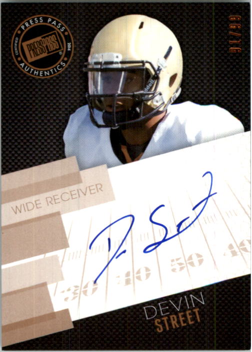 2014 Press Pass Autographs Bronze #DS Devin Street/76*