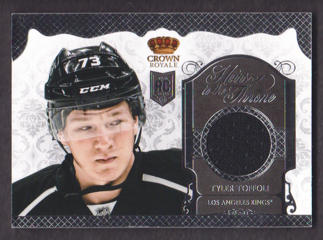 2013-14 Crown Royale Heirs to the Throne Materials #HTTT Tyler Toffoli