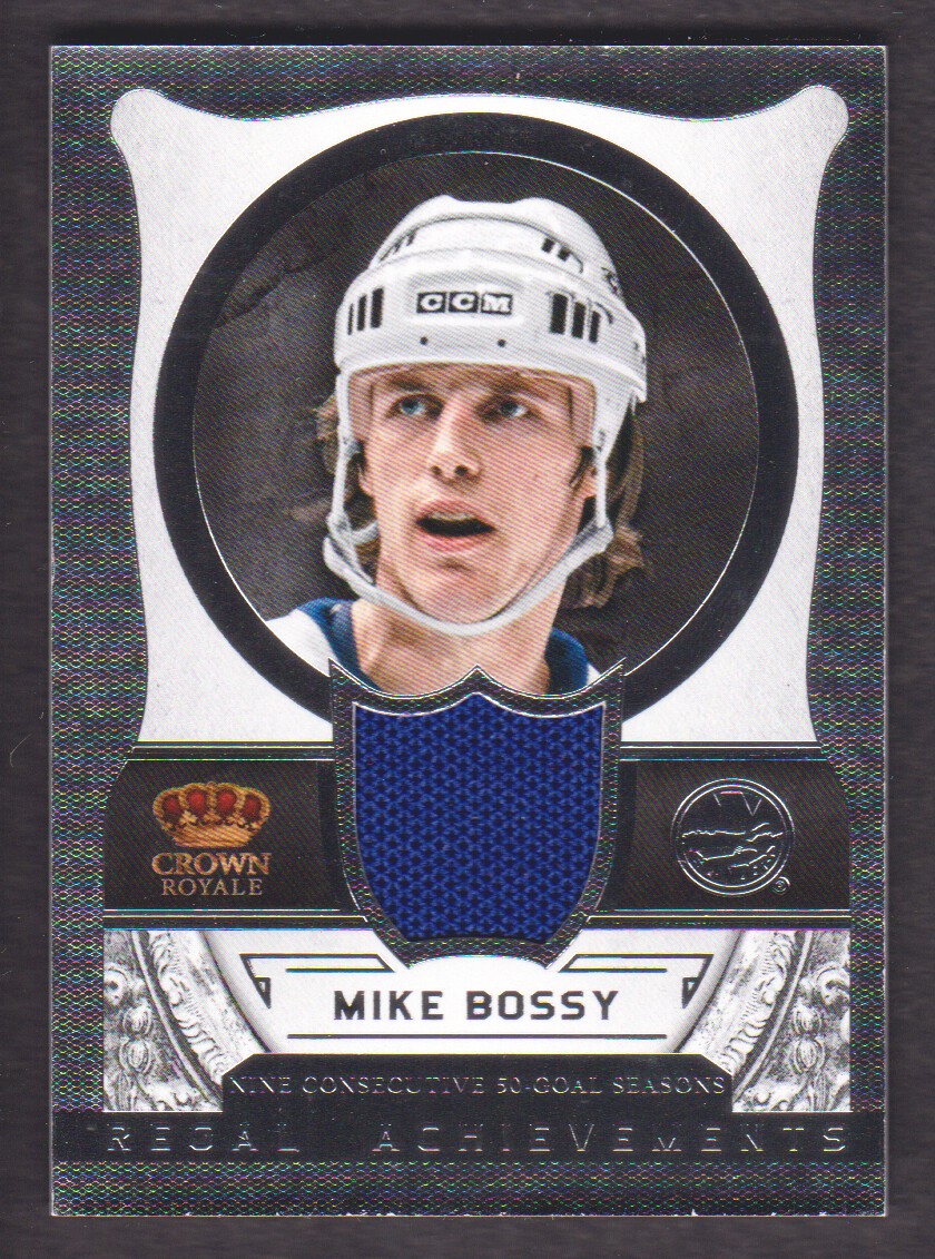 2013-14 Crown Royale Regal Achievements Materials #RABSY Mike Bossy SP