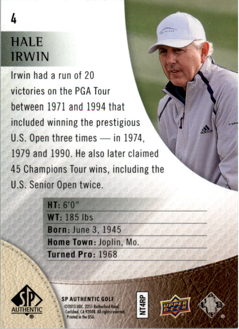 2014 SP Authentic Golf Card Pick - Picture 7 of 149