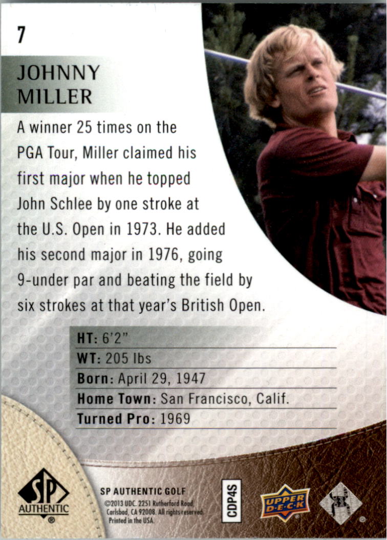 2014 SP Authentic Golf Card Pick - Picture 13 of 149