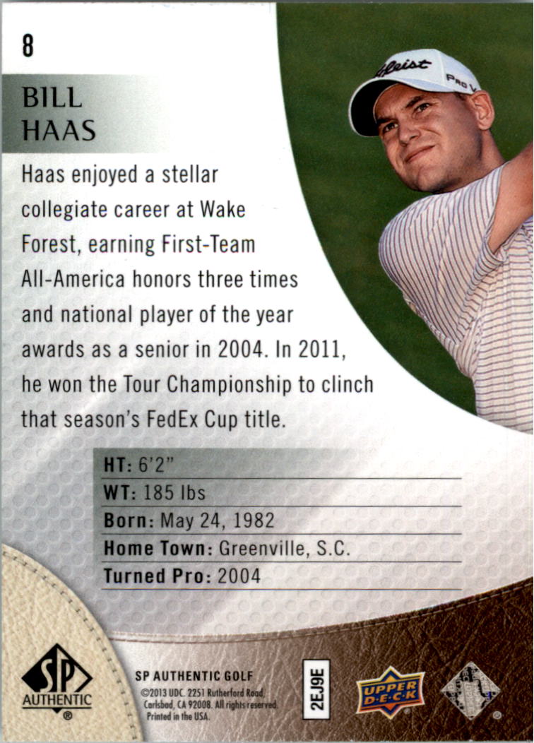 2014 SP Authentic Golf Card Pick - Picture 15 of 149