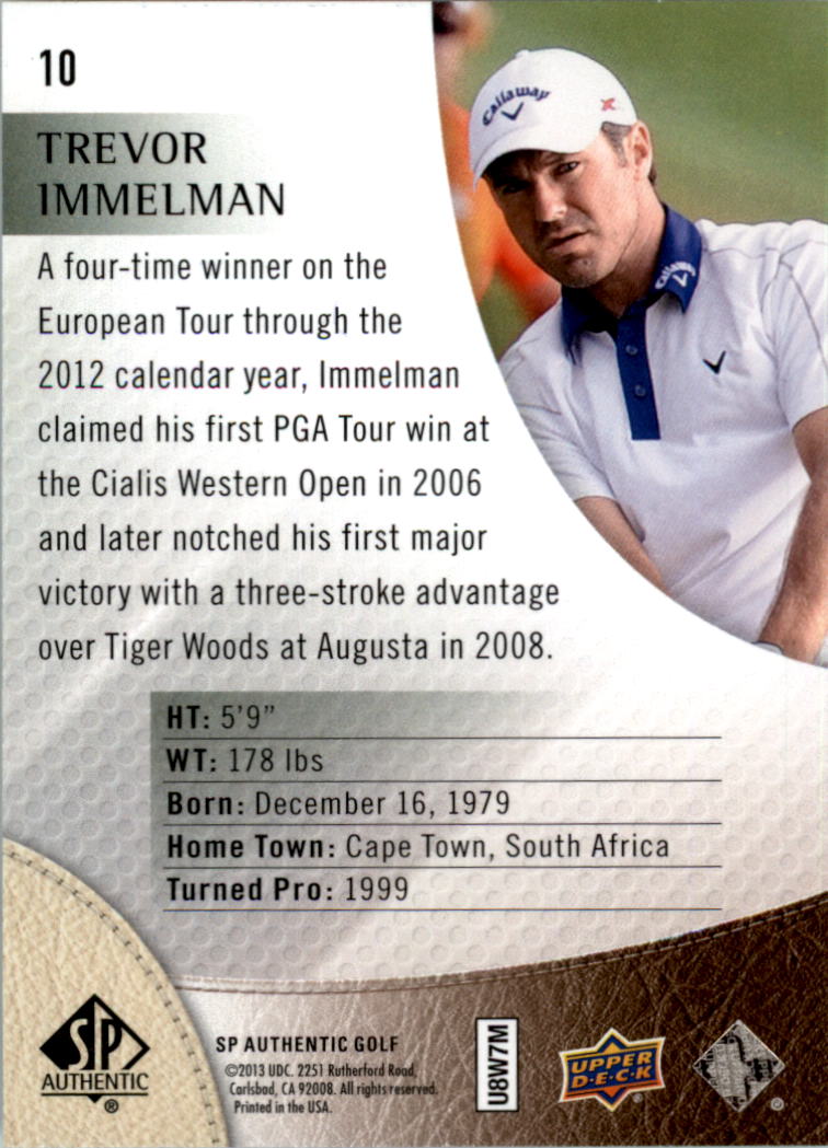 2014 SP Authentic Golf Card Pick - Picture 18 of 149