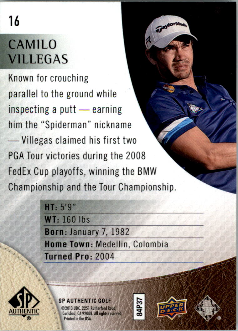 2014 SP Authentic Golf Card Pick - Picture 31 of 149