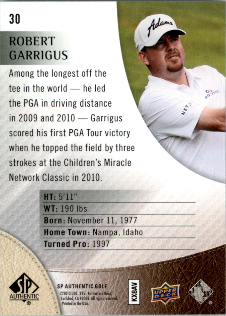 2014 SP Authentic Golf Card Pick - Picture 57 of 149