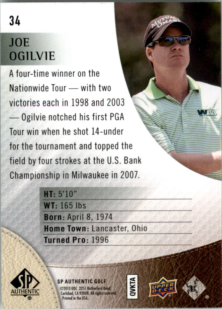 2014 SP Authentic Golf Card Pick - Picture 61 of 149