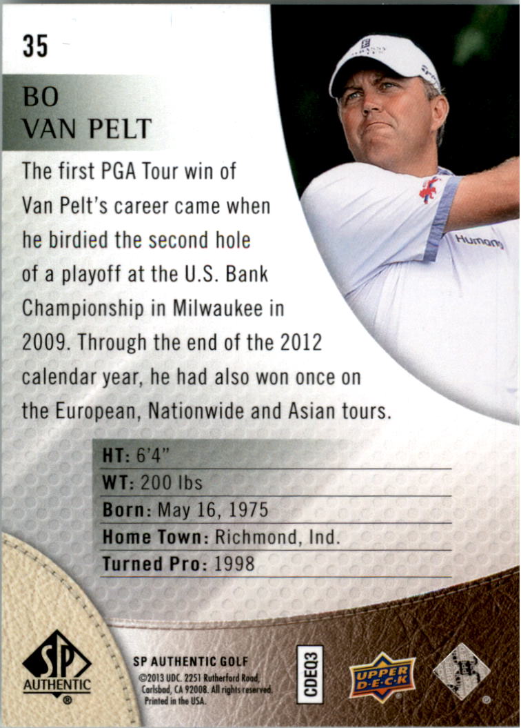 2014 SP Authentic Golf Card Pick - Picture 63 of 149