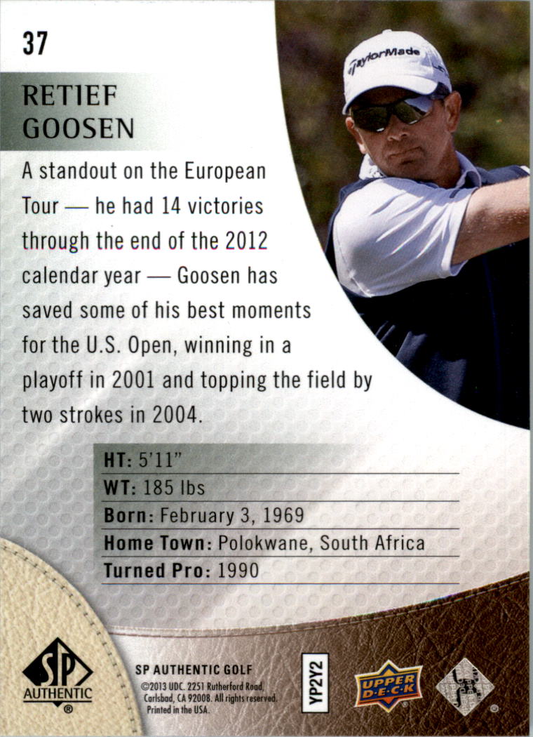 2014 SP Authentic Golf Card Pick - Picture 67 of 149