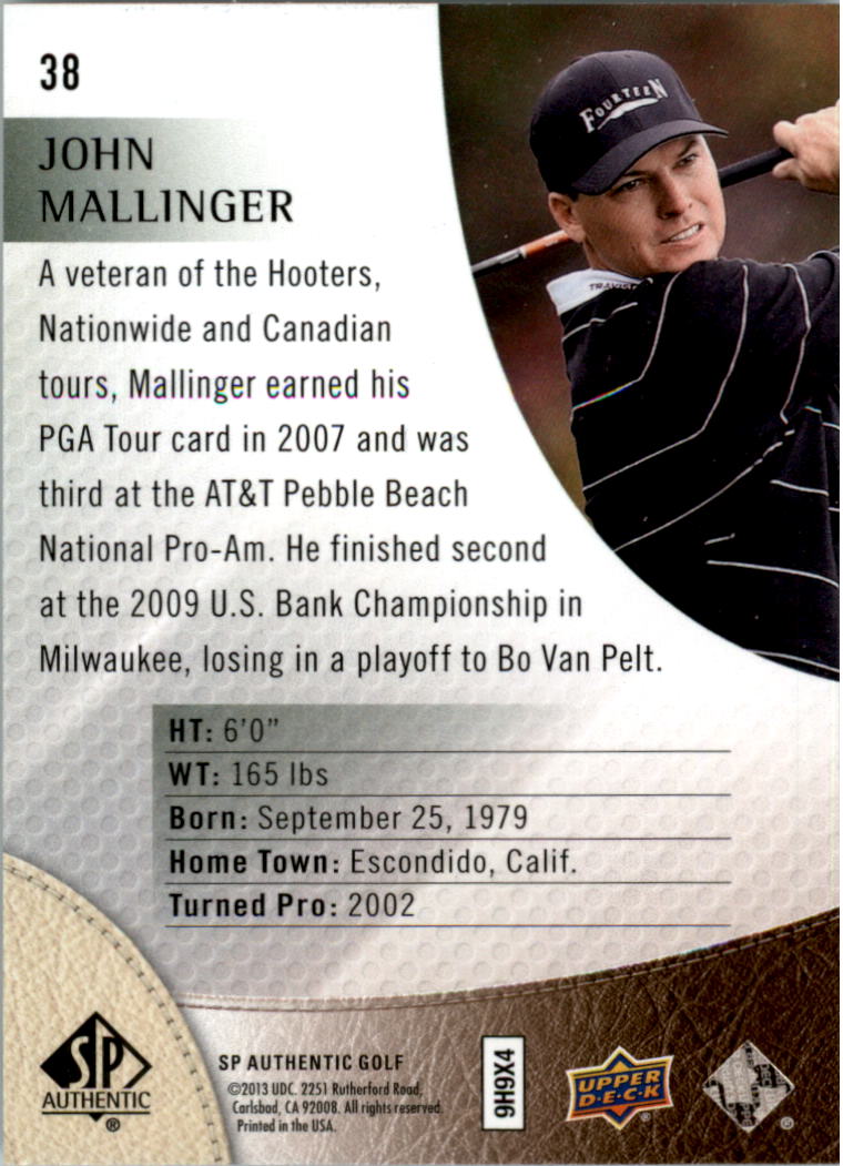 2014 SP Authentic Golf Card Pick - Picture 69 of 149