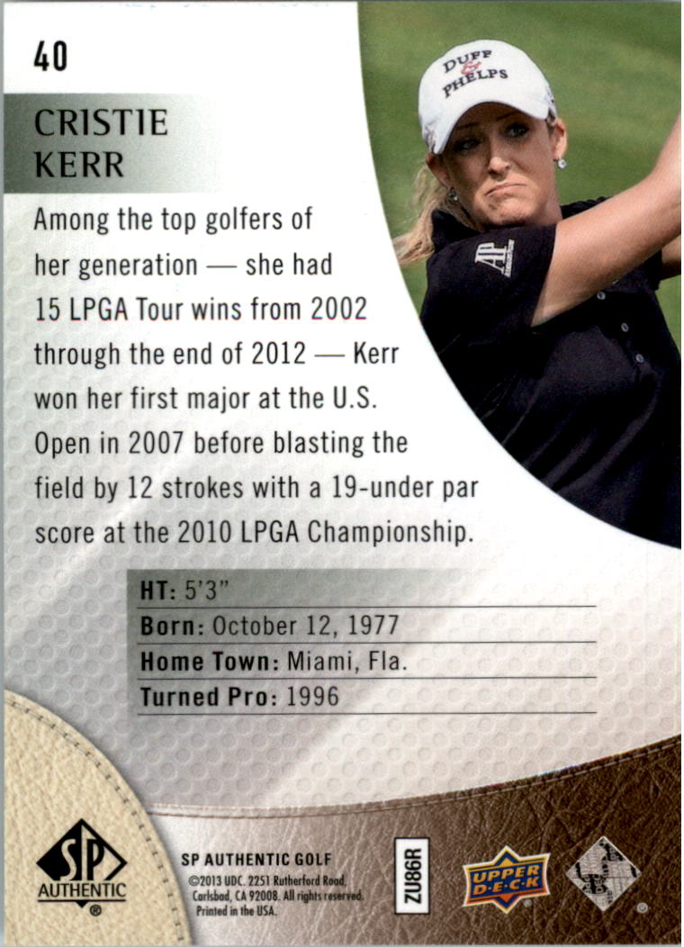 2014 SP Authentic Golf Card Pick - Picture 73 of 149