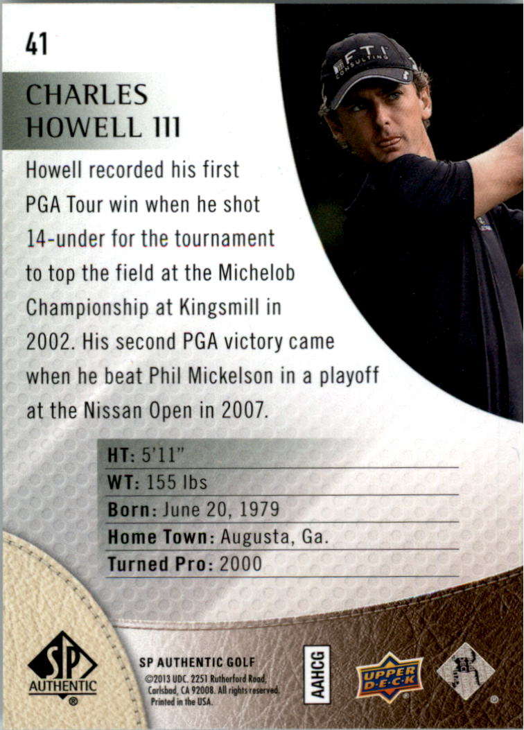 2014 SP Authentic Golf Card Pick - Picture 75 of 149