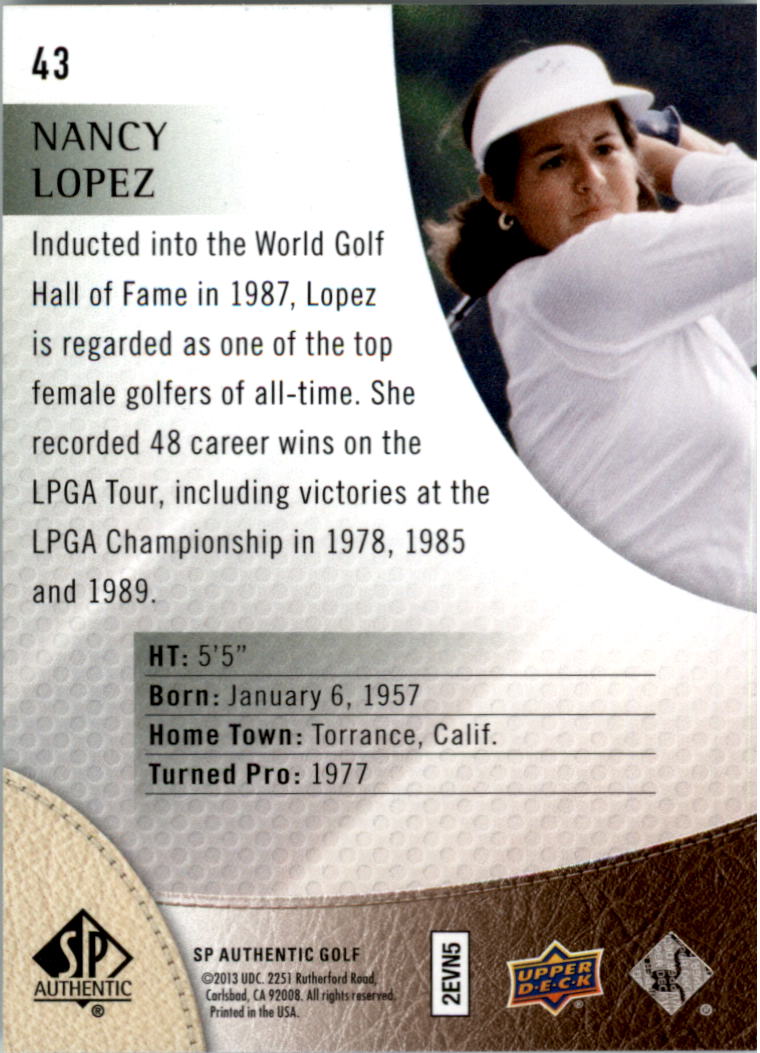 2014 SP Authentic Golf Card Pick - Picture 79 of 149