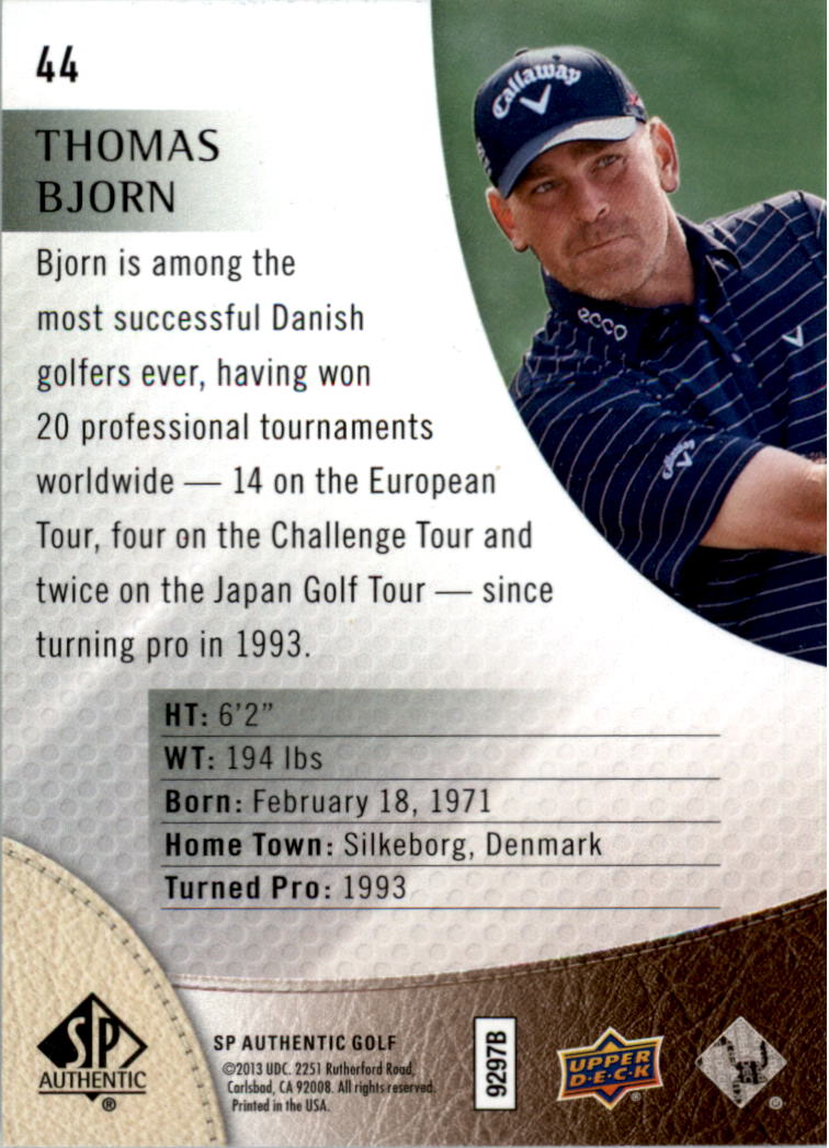 2014 SP Authentic Golf Card Pick - Picture 81 of 149