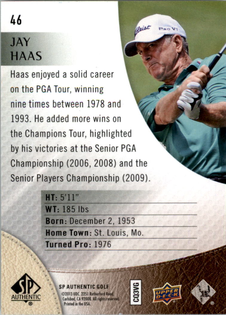 2014 SP Authentic Golf Card Pick - Picture 83 of 149