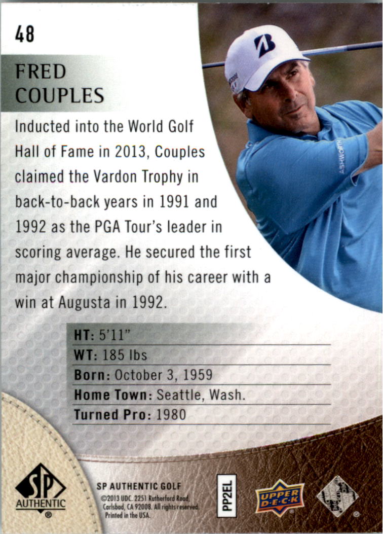 2014 SP Authentic Golf Card Pick - Picture 87 of 149
