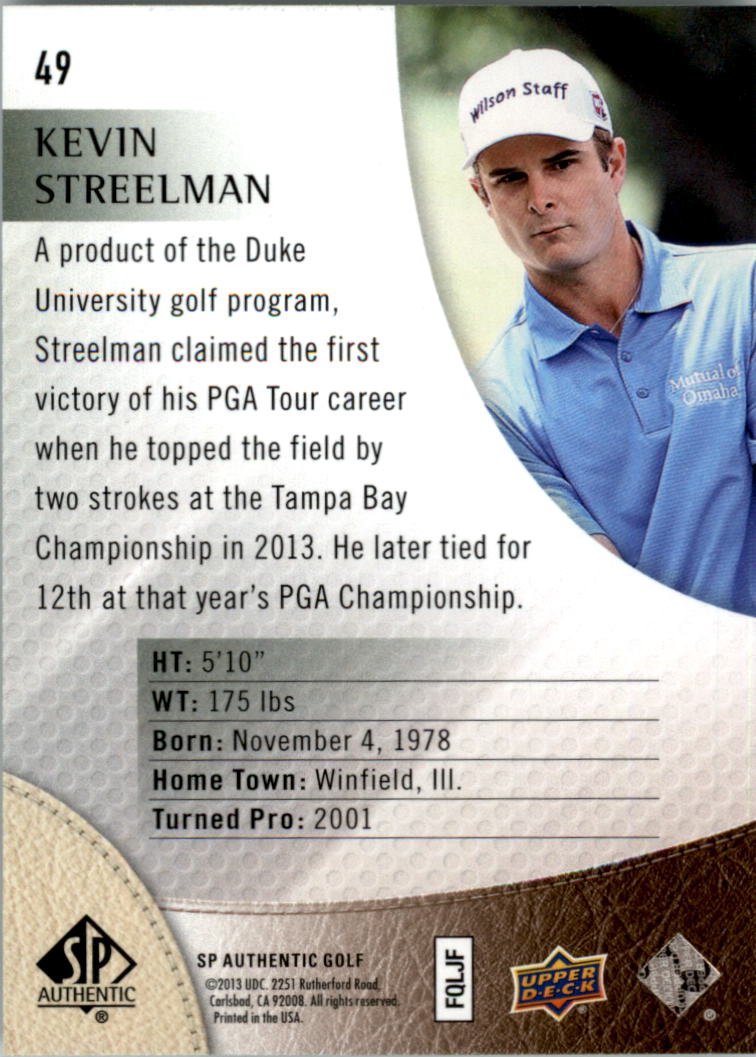 2014 SP Authentic Golf Card Pick - Picture 89 of 149