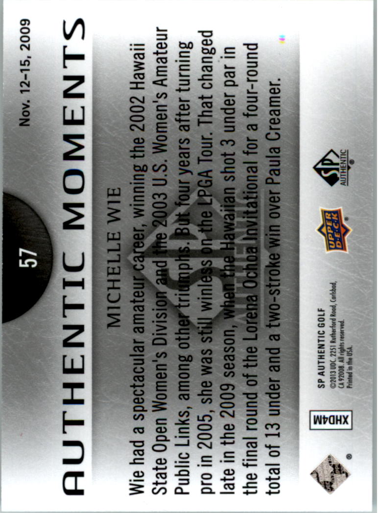 2014 SP Authentic Golf Card Pick - Picture 105 of 149