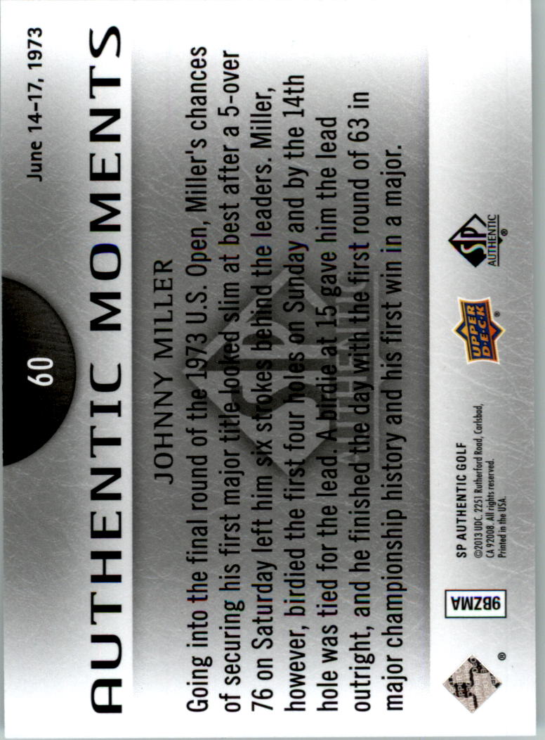 2014 SP Authentic Golf Card Pick - Picture 111 of 149