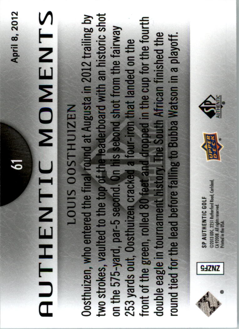 2014 SP Authentic Golf Card Pick - Picture 113 of 149