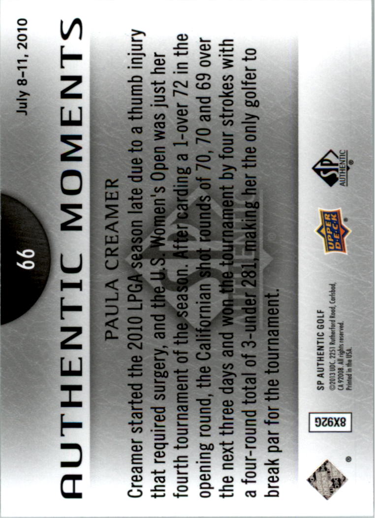 2014 SP Authentic Golf Card Pick - Picture 123 of 149